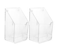 DIYEAH 2pcs Transparent Doorbell Covers: Weatherproof Video Doorbells Shell Protector Electronic Access Control Cover Outdoor Keypad Shield for Home Patio