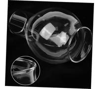 DIYEAH 2pcs Transparent Glass Candle Sleeves Windproof Chimney Shades Clear Hurricane Candle Protectors for Home Wedding Restaurant Decor