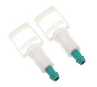 DIYEAH 2pcs Vacuum Cupping Pump Set Handheld Plastic Cupping Therapy Handle Pump White Accessory