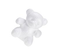 DIYEAH 2pcs Valentine's Day Bear DIY Craft Funny Animal Bear Model Party Adornment for Craft and Party Use