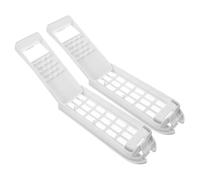 DIYEAH 2pcs Washing Machine Filter Box Replacement with Sturdy Plastic Mesh Easy Installation Laundry Filter for Home Appliance Use White Colour