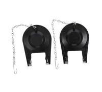 DIYEAH 2pcs Water-Saving Toilet Tank Flapper Valves Rubber Toilet Flush Replacement Parts for Home Bathroom and Hotel Use Leak-Resistant Seal