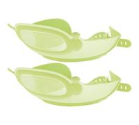 DIYEAH 2pcs Waterproof Adjustable Shower Cap in Green Hair Washing Shield with Snug Fit for Ear and Eye Protection during Bath Time Outdoor Adventures