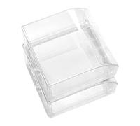 DIYEAH 2pcs Waterproof Socket Protector Cover, 86 Type Wall Outlet Face Plate Adhesive, Indoor Bathroom Electrical Socket Plug Guard Panel Box