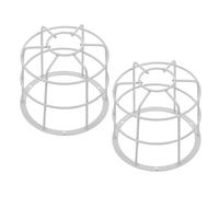 DIYEAH 2pcs Wire Mesh Signal Light Guard Protection Lamp Shade Holder Replacement for School Bus Warning Lamp Cage Guard