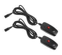 DIYEAH 2pcs Wired Fog Machine Signal Controller Remote Compatible with Fog Machines for Djs Theater Stage Performance Precise Wired Remote Replacement for Smoke Devices