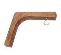 DIYEAH 2Pcs Wooden Plant Hanger Hooks Pine Wall Brackets for Indoor Outdoor Plants Retro-Style Flowerpot Holders Suitable for Deck Posts and Home Garden Decoration