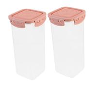 DIYEAH 2pcs Yogurt Fermentation Cup Airtight Seal for Bread Storage Kitchen Countertop Made of Plastic Material for Bread Loaf Holder and Food Storage Containers