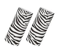 DIYEAH 2pcs Zebra Pattern Printed Kitchen Paper Towels, Thickened Animal Print Napkins for Hotel Restroom, Home Bathroom, Convenient Hand Paper for Kitchen Cleaning