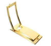 DIYEAH 2pcs Zinc Alloy Door Knocker with Security Door Viewer Simple Square Modern Design Rust-Resistant for Home and Hotel Entrance Safety