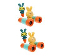 DIYEAH 2sets Compact Binocular Telescope for Boys and Girls Adorable Small Binoculars Multi-function for Outdoor Exploration and Fun Telescope Toy Activities
