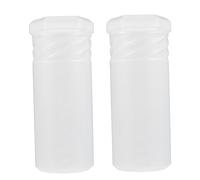 DIYEAH 2sets Travel Shaving Brush Case Portable Brush Stand Adjustable Height Shaving Holder for Men Plastic Material Contemporary Design 2pcs*2 Random Style
