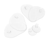 DIYEAH 3 Pair Gel Insoles Forefoot Gel Pad Cushion Self-Adhesive Relief Pressure Reduction for Metatarsal and Toes Care