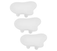 DIYEAH 3 Pcs Dollhouse Coffee Table: Miniature Furniture 1:12 Scale Tea Table - Doll House Living Room Decoration Tiny Props, White