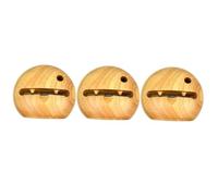 DIYEAH 3 pcs Wooden Phone Speaker Holder Stylish Mobile Phone Stand with Pen Holder Handmade From Recycled Elegant Design for Desk Use and Amplifying Sound