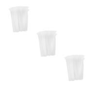 DIYEAH 3 Rolls Wrinkled Wave White Gauze Mesh Roll for Bouquet Gift Box Wrapping DIY Crafting Tulle Netting Decorations