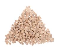 DIYEAH 300pcs Natural Wooden Blocks Pine Cubes Unfinished Wood Craft Squares for Painting DIY Wood Burning Educational and Decorating Crafts