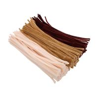 DIYEAH 300pcs Plush Pipe Cleaners for Crafts Encrypted Non-Shedding Chenille Stems in Skin Tone Shades Twist Sticks for DIY Bouquets Fine Motor Skill Development Adult and Craft Supplies