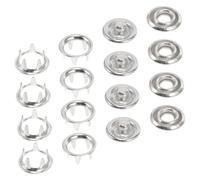 DIYEAH 300pcs Snap Button Kit for Coats Clothing Assorted Prong Snap Buttons Press Studs Buckles Fasteners for Home Repair
