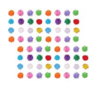 DIYEAH 300pcs Soft Cat Toy Balls Interactive Play Catching Chasing Toys for Indoor Cats Bulk Assortment Pack
