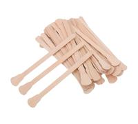 DIYEAH 300pcs Wooden Stir Sticks for Epoxy Dual Ended Wood Spatula Mixing Sticks Ergonomic Design Khaki Color Precise Control Versatile Application for Resin Application and Art Projects