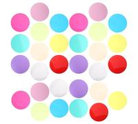 DIYEAH 30pcs Correcting Gel Filters Plastic for Photography Flash Gels Light Correction Rounds Film Overlays for Stage Lighting