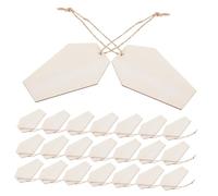 DIYEAH 30pcs Halloween Tombstone Wooden Craft Cutouts with Smooth Blank Surfaces for Painting DIY Supplies Lightweight Portable Wooden Ornaments for Creative Decorating and Easy Hanging