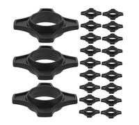 DIYEAH 30pcs Microphone Protective Cover Rubber Mic Roll Rings for Slip and Fall Protection Handheld Microphone Accessories in Studio Live Shows