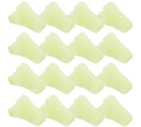 DIYEAH 30pcs Outdoor Glow-in-the-dark Plastic Wind Rope Tensioners Triangular Tent Cord Buckles Anti-slip Adjustable Fasteners for Camping and Hiking Shelters