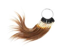 DIYEAH 30pcs Real Human Hair Swatches for Testing Hair Salon Supplies for Extensions and Dyeing