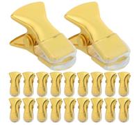 DIYEAH 30pcs Small Metal Alligator Clips Mini Spring Clamps for Hair and Garments Portable Iron Clips for Fabric Accessories and Veils for Sewing and Craft Projects