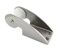 DIYEAH 316 Stainless Steel Boat Anchor Roller Bracket 50x165mm Heavy Duty Bow Anchor Rubber Roller for Yacht Docking and Sail Accessories