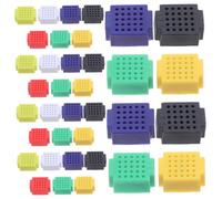 DIYEAH 35pcs Solderless Mini Breadboard Pcb Circuit Board Kit for Electronics Projects Coding Experiments Educational DIY Proto Shield with Colors Reusable Design