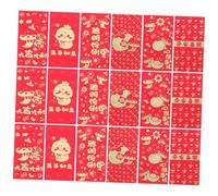DIYEAH 36pcs Traditional Red Envelopes for Year Snake Vibrant Money Packets for Chinese Year Celebrations Unique Designs Symbolizing Prosperity and Fortune