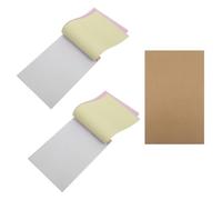 DIYEAH 3pcs A5 Carbonless Copy Notepads Triplicate Duplicate Accounting Books 60 Sheets Each Blank Auto-Copy Ledger Notebooks for Office and Budget Record Keeping