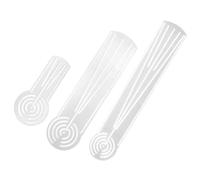 DIYEAH 3pcs Acrylic Mandala Geometry Ruler with Layered Dotting Rings and Radial Stencil Lines, Portable Circle Drawing Tool for Artists and Beginners, for Mandala Coloring and Watercolor