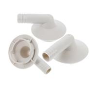 DIYEAH 3pcs Air Conditioner Outdoor Unit Drain Hose Connector Elbow Fitting 40mm Replacement Part for Condensate Water Drainage Pipe Accessories