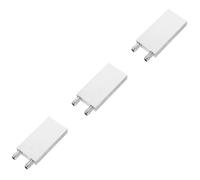 DIYEAH 3pcs Aluminum CPU Liquid Cooler Waterblock with Side Outlet for Cooling System Low Noise Heat Sink Radiator Water Cooler Block for Efficient Heat Dissipation