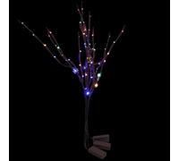 DIYEAH 3pcs Battery Powered LED Branch Lights Warm Night Lamp Flexible Decorative Tree Twig Lights for Indoor Home and Christmas Use