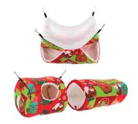 DIYEAH 3pcs Cozy Warm Hamster Hanging Bed Made of Soft Cloth for Small Pets like Hamsters and Pet Rats, Sleeping House for Winter Use the Cage or Other Places You Want