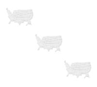 DIYEAH 3pcs DIY America Map Puzzle Mold USA Puzzle Molds Silicone Craft USA Map Casting