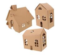 DIYEAH 3pcs DIY Craft Models for Classroom Activities Safe Lightweight Material for Artistic Exploration and Group Fun