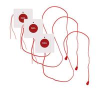 DIYEAH 3pcs Emergency Pull Cord Alarm Button for Seniors Wall Mounted Safety Device Nursing Home Hospital Rapid Response System Easy Operation Emergency Call