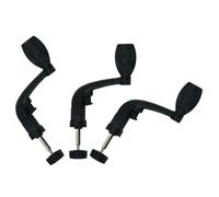 DIYEAH 3pcs Foldable Power Handle for Series Fishing Reels Portable Spinning Reel Replacement Crank Rock Arm with Rotary Knob for Enhanced Torque and Smooth Control