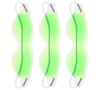DIYEAH 3pcs Gel Eye Mask Cooling Reusable Pads PVC Material Head Do Not Leave Marks Therapy at Home Anytime Anywhere Random Color