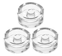 DIYEAH 3pcs Glass Fermentation Weights for Wide Mouth Mason Jars with Comfortable to Hold, Designed to Squeeze the Space the Jar, for Sauerkraut and Sour Cucumber Fermenting
