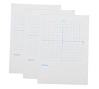 DIYEAH 3pcs Graphing Pad for Math Science Engineering Graph Paper for Students Teachers and Engineers Blue Vertical Layout