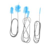 DIYEAH 3Pcs Large Flexible Long Drain Brush Double Ended Stainless Steel Tube Cleaner for Kitchen Sink Clog Prevention and Easy Installation for Pipe Cleaning