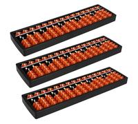 DIYEAH 3pcs Math Abacus Chinese Student Abacus Educational Arithmetic Tool for Preschool Finger Counting and Mental Calculation Enhances Math Skills for School