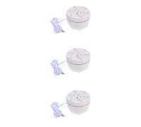 DIYEAH 3pcs Mini Portable Washing Machine Compact Turbine Washer for Travel Dorm Apartment Use Durable Material for Socks Easy to Operate
